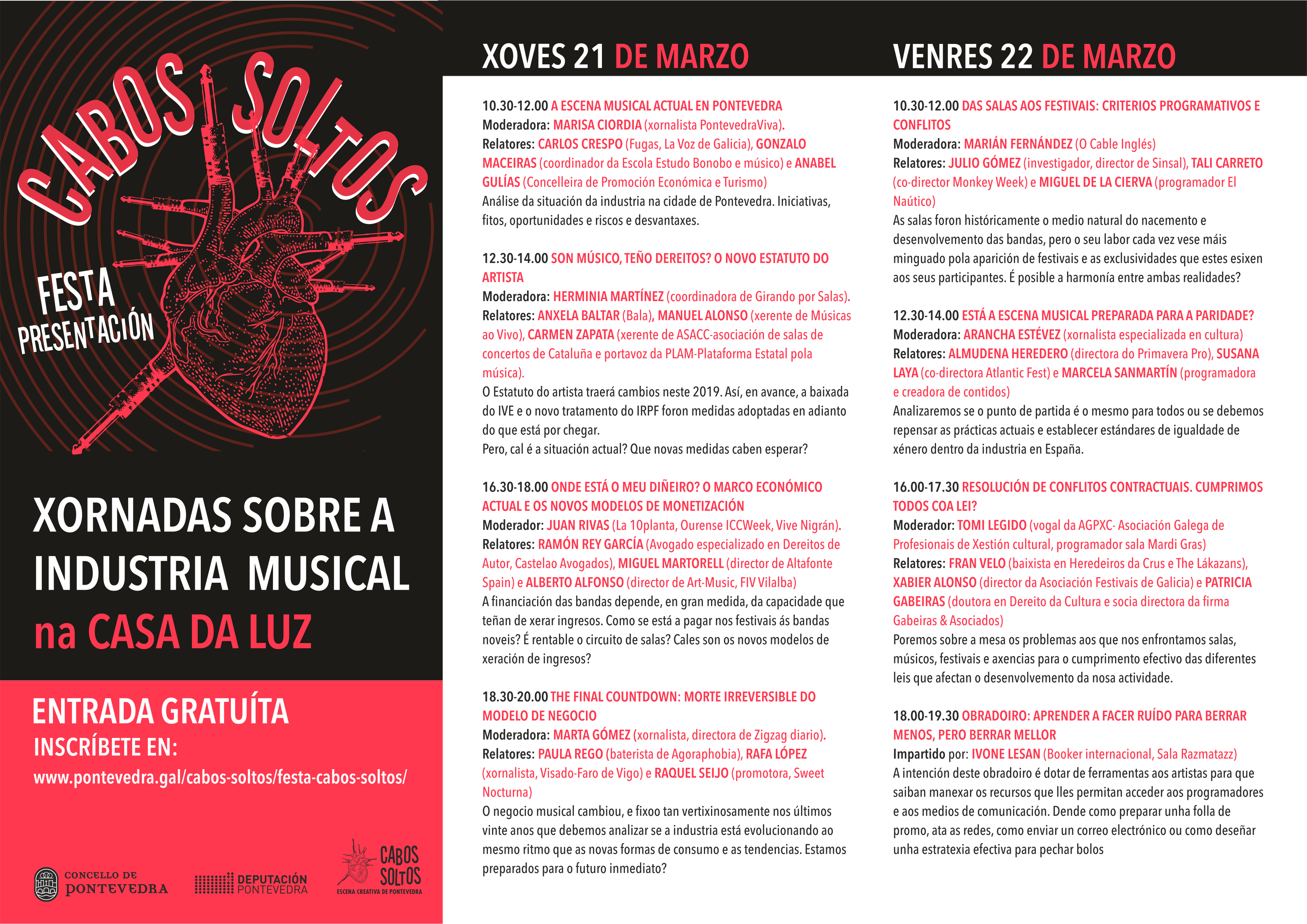 Cabos Soltos | Xornadas Industria Musical 21 MAR